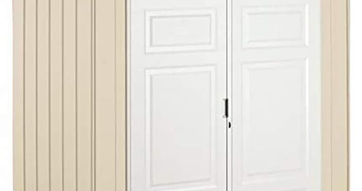 Rubbermaid Resin Outdoor Storage Shed With Floor (7 x 3.5 Ft)