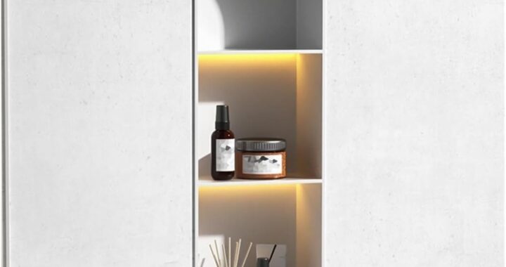 Recessed Stainless Steel Shower Niche Shelf – Modern Space-Saving Bathroom Organizer